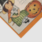 Awwww! Cutest Little Halloween Witch OOIT! Tissuepapier (Detail)