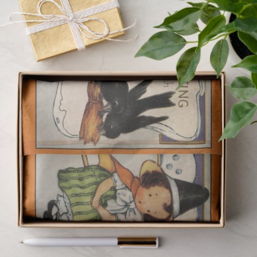 Awwww! Cutest Little Halloween Witch OOIT! Tissuepapier (Geschenk)