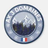 Ax 3 Domaines skigebied Magneet (Voorkant)