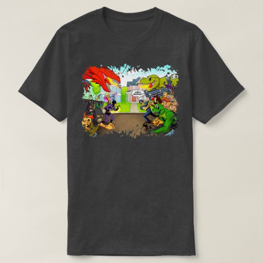 Ax Cop Merch 2 T-shirt (Design voorkant)