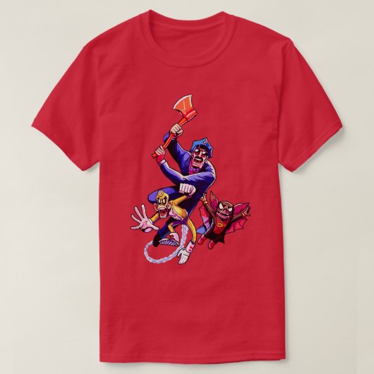 Ax Cop Merch T-shirt (Design voorkant)