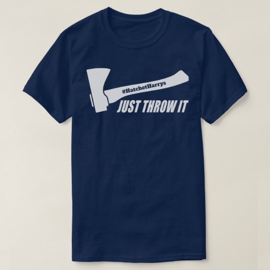 Ax die het enkel gooit t-shirt (Design voorkant)