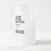 AX DROWENDE LEGEND MATGLAS BIERPUL (Voorkant links)