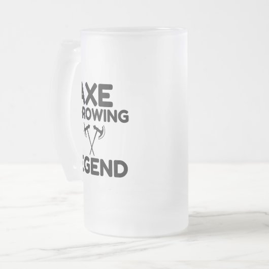 AX DROWENDE LEGEND MATGLAS BIERPUL (Voorkant links)