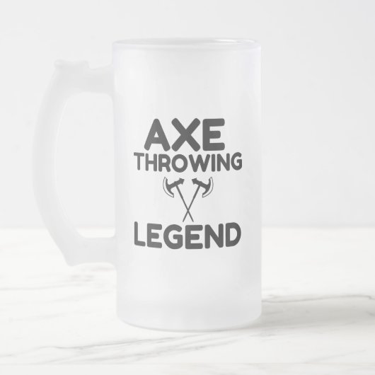 AX DROWENDE LEGEND MATGLAS BIERPUL (Links)