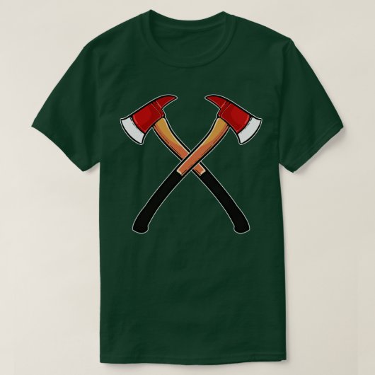 Ax Firefighter Fireman T-shirt (Design voorkant)