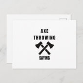 Ax-gezegde Aankondigingskaart (Voorkant / Achterkant)