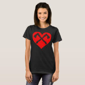 Ax gooit Ax Heart T-shirt (Voorkant volledig)