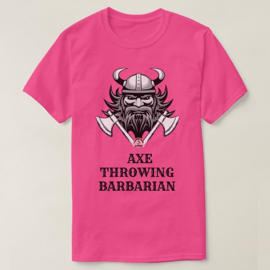 Ax gooit barbaars t-shirt (Design voorkant)