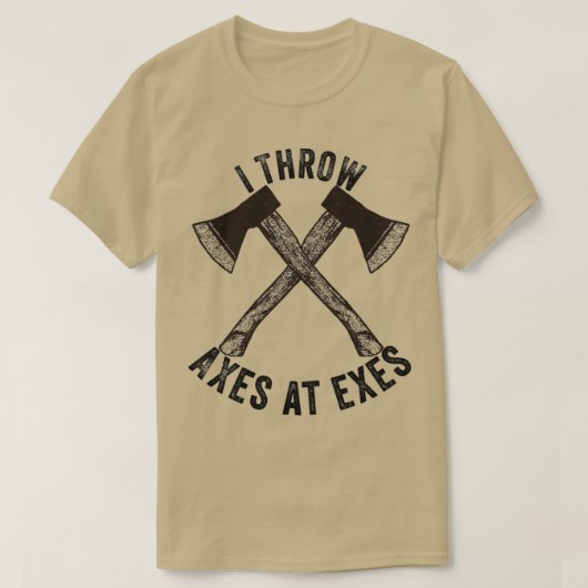 Ax gooit met Tomahawk een dubbele bijl cadeau 9 T-shirt (Design voorkant)