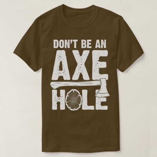 Ax Hole Funny Ax Thrower Classic TSh T-shirt (Design voorkant)