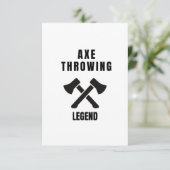 Ax-legende Bedankkaart (Staand voorkant)