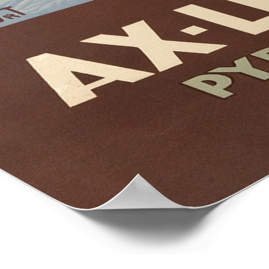 AX LES THERMES POSTER (Hoek)