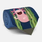 Ax-Lotl zegt 'Hi' Stropdas (Opgerold)