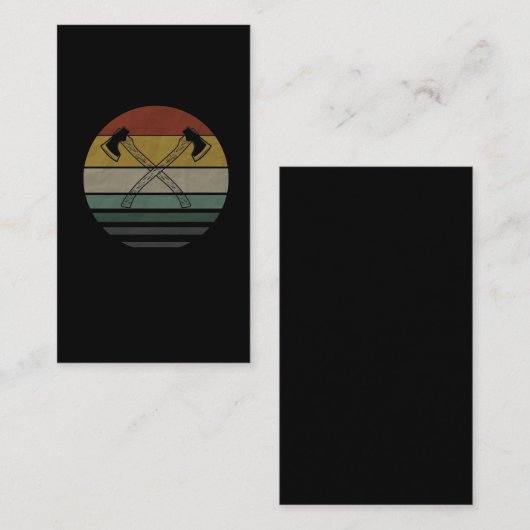 Ax Lumberjack Visitekaartje (Voorkant / Achterkant)