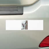 Ax Man zonder kettingzaag Bumpersticker (Op auto)