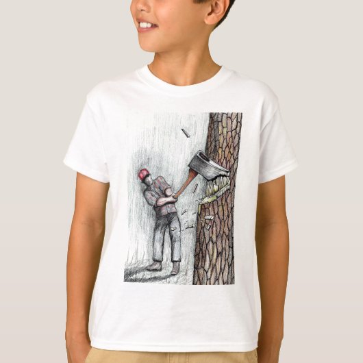 Ax Man zonder kettingzaag T-shirt (Voorkant)