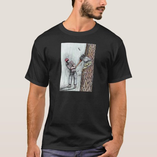 Ax Man zonder kettingzaag T-shirt (Voorkant)