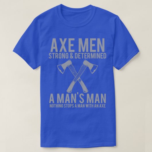 AX MANNEN STERK BEPAALD 1 T-SHIRT (Design voorkant)