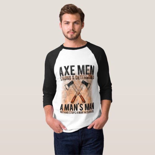 Ax Mannen T-shirt (Voorkant volledig)