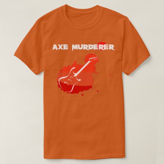 Ax Murderer Guitar Logo T-shirt (Design voorkant)