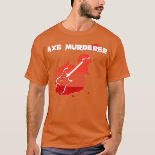 Ax Murderer Guitar Logo T-shirt
