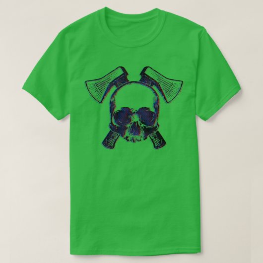 Ax schedel 4 t-shirt (Design voorkant)