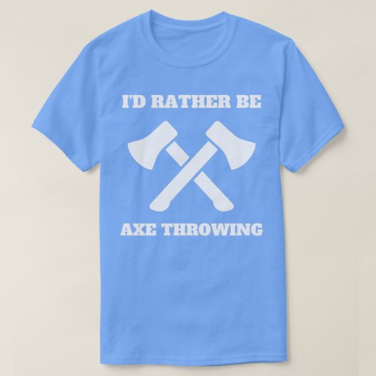Ax Throing and Sharp Object Target Games 7 T-shirt (Design voorkant)