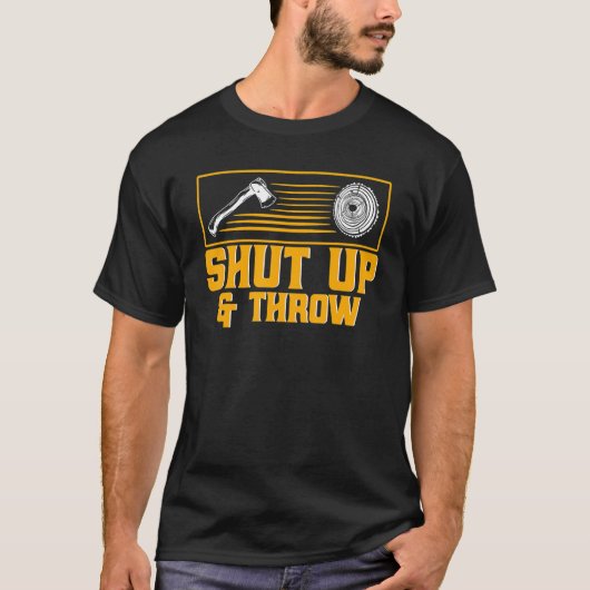 Ax Throing Kop dicht en Throw_1 T-shirt (Voorkant)