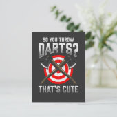 Ax Throing Lumberjack Darts Forest Carpenter Briefkaart (Staand voorkant)