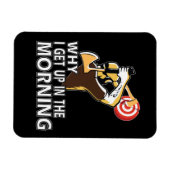 Ax Thrower Gift Mannen Hatchet Ax Throding Magneet (Horizontaal)