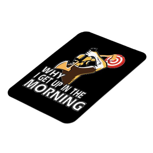 Ax Thrower Gift Mannen Hatchet Ax Throding Magneet (Linkerzijde)