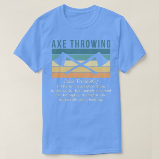 Ax Throwing Ax Throwing Definition 1 T-shirt (Design voorkant)