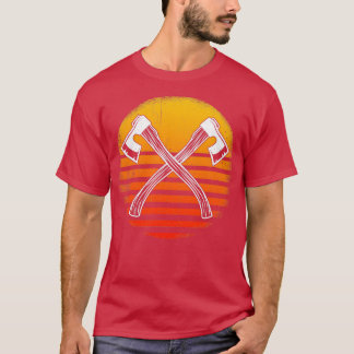 Ax Throwing Axes en Tomahawks T-shirt