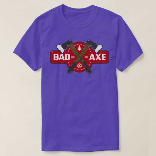 Ax Throwing Bad Ax Throw  Hatchet Tossing T-shirt (Design voorkant)