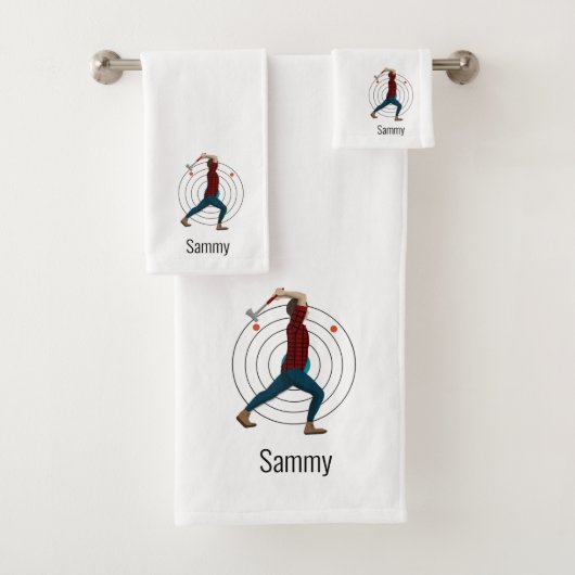 Ax Throwing Bad Handdoek (Insitu)