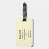 Ax Throwing Bagagelabel (Achterkant verticaal)