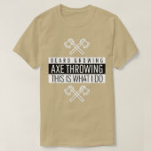 Ax Throwing Beard Lovers 2 T-shirt (Design voorkant)