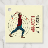 Ax Throwing Bedankjes Labels (Voorkant)