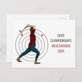 Ax Throwing Briefkaart (Voorkant / Achterkant)