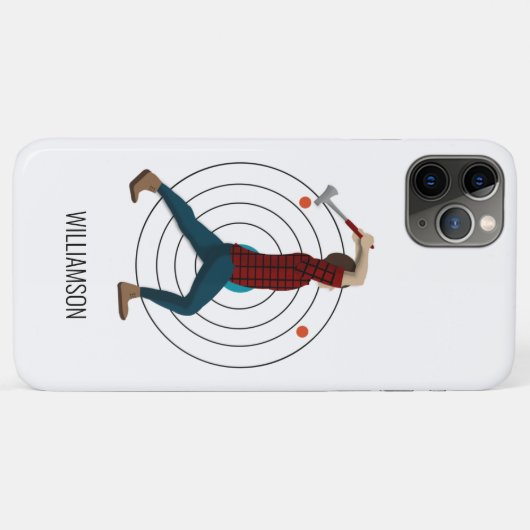 Ax Throwing Case-Mate iPhone Case (Achterkant (horizontaal))