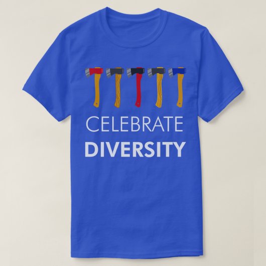Ax Throwing Celebrate Diversity Classic TShirt (Design voorkant)