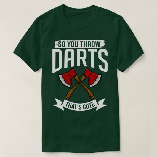 Ax Throwing Competition Game Thrower 10 T-shirt (Design voorkant)