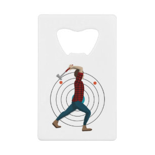 Ax Throwing Creditkaart Flessenopener