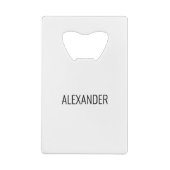 Ax Throwing Creditkaart Flessenopener (Achterkant)