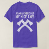 Ax Throwing Funny Ax Thrower Pun T-shirt (Design voorkant)