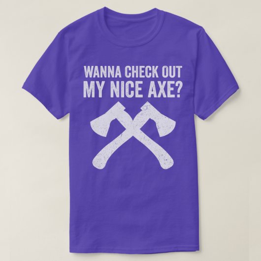 Ax Throwing Funny Ax Thrower Pun T-shirt (Design voorkant)