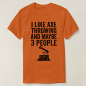 Ax Throwing Funny Ax Throwin T-shirt (Design voorkant)