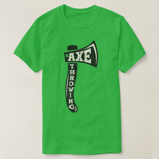 Ax Throwing Funny Axepert Retro Hatchet Tossing G T-shirt (Design voorkant)