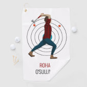 Ax Throwing Golfhanddoek (Insitu)